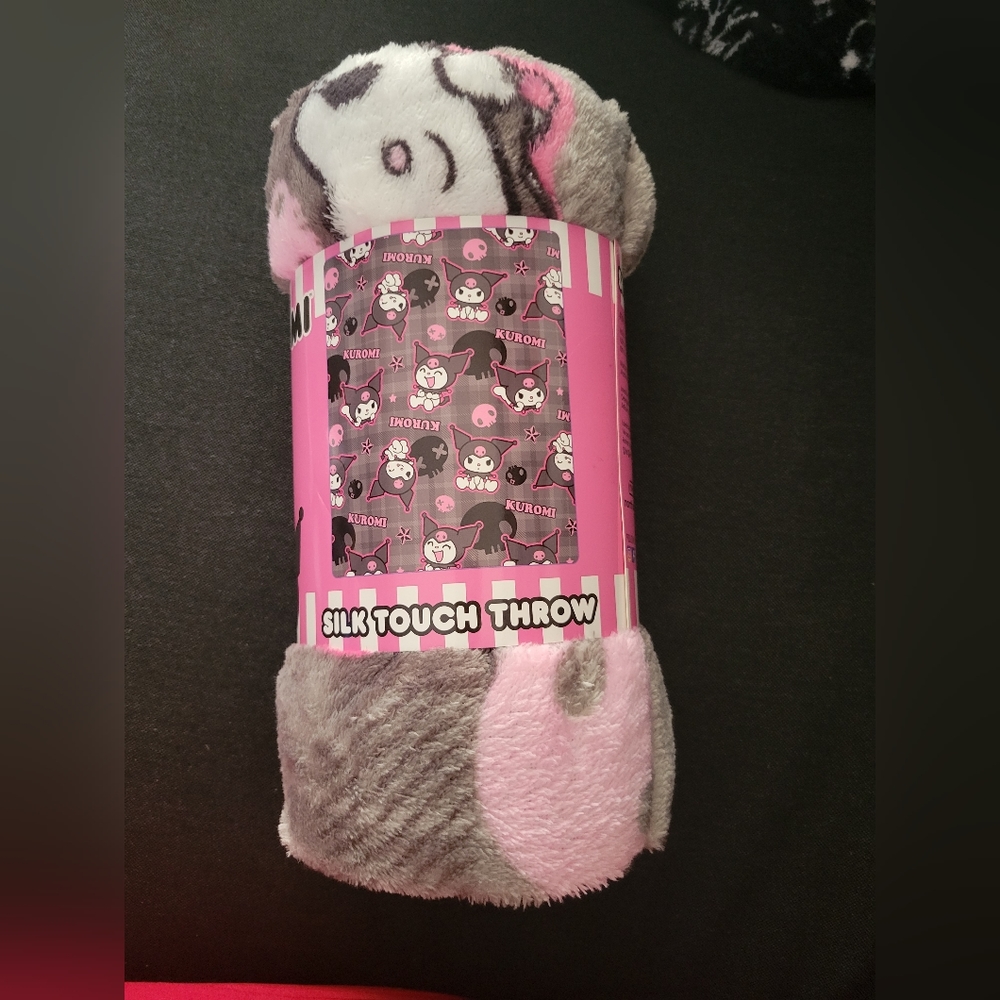 Kuromi Silk touch blanket